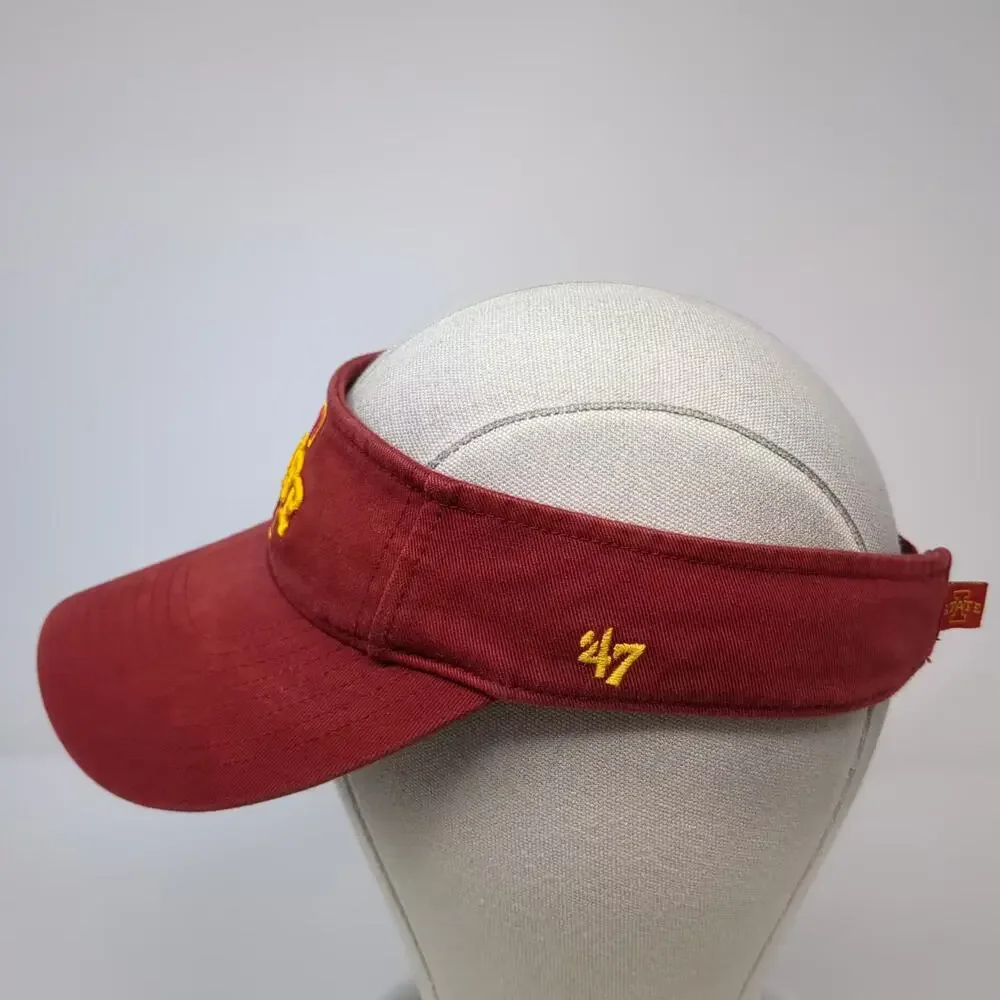 Iowa State Cyclones NCAA '47 Red Visor One Size Adjustable Embroidered Hat